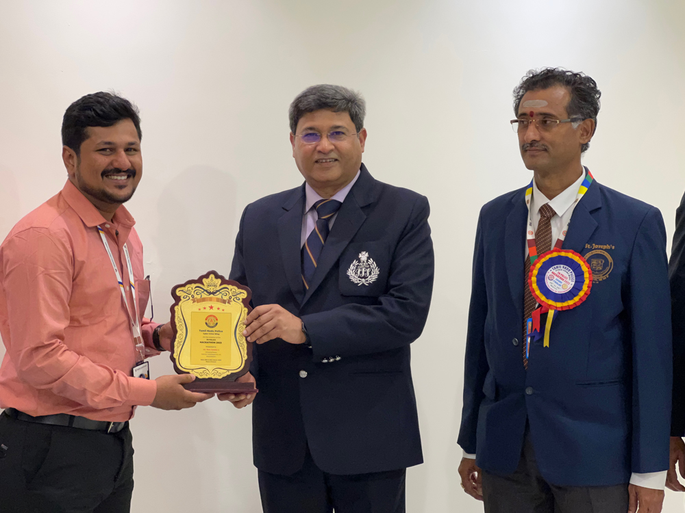 Excellence Award from TN Cybercrime Wing Head